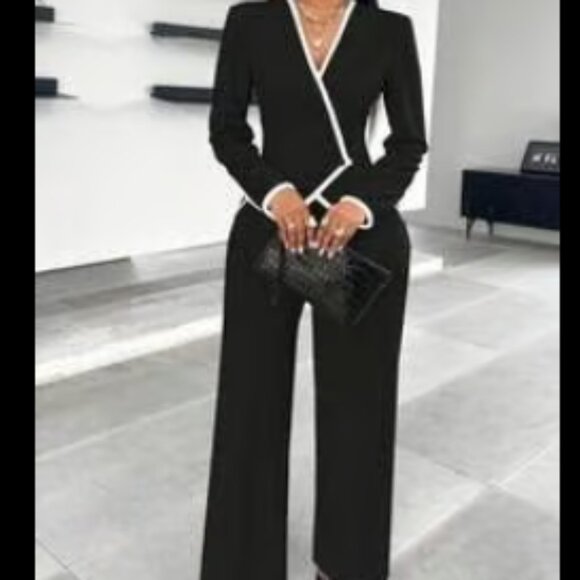 Pants and Long Sleeve Jacket Matching Suit - Picture 3 of 7